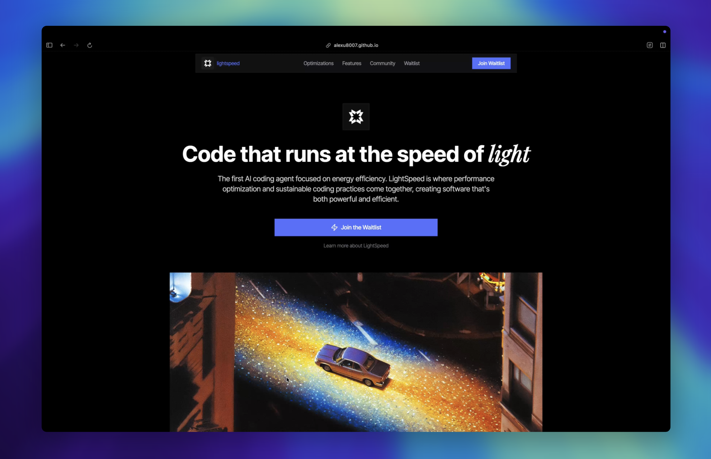 Lightspeed website